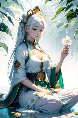 白发女神：莲花仙子